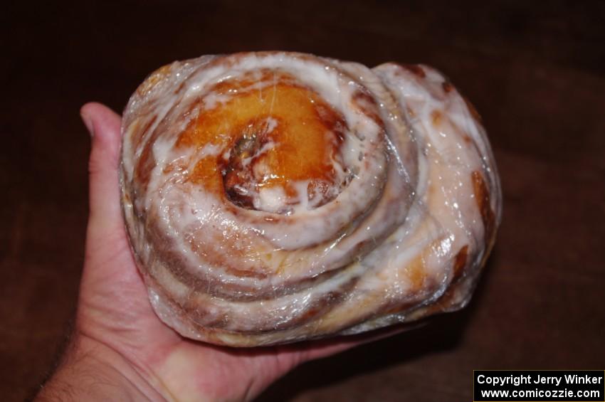 Hilltop Restaurant (L'Anse , MI) Sticky Bun - half the size of a loaf of bread and dee-licious!