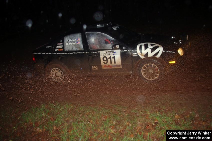 Ron Malott / Paul Malott in their VW Jetta VR6 on SS9 (Bob Lake 2)