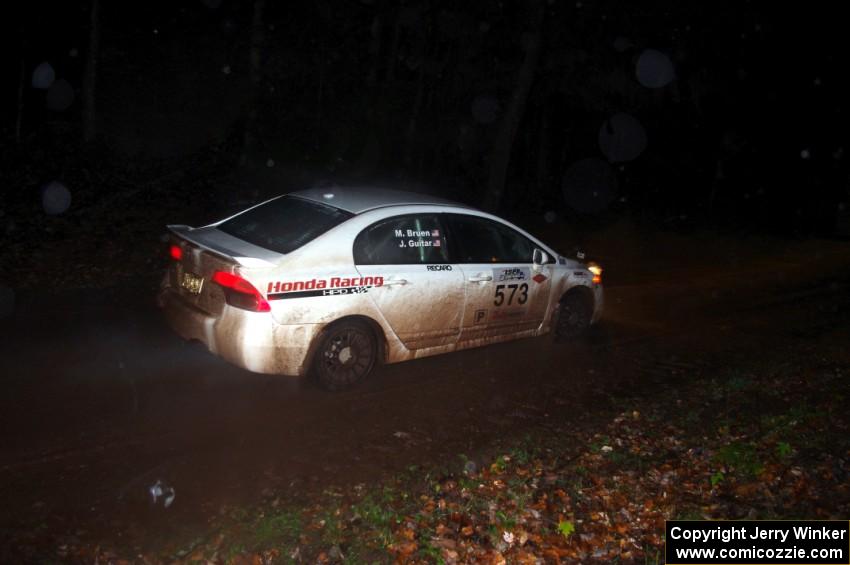 Jordan Guitar / Maria Bruen in their Honda Civic Si on SS9 (Bob Lake 2)