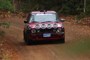 John Kimmes / Greg Smith in their VW GTI on SS10 (Menge Creek 1)