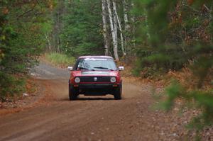 Dave Grenwis / Drew Burkholder in their VW GTI on SS10 (Menge Creek 1)