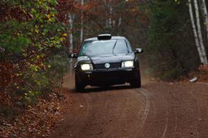 Ron Malott / Paul Malott in their VW Jetta VR6 on SS10 (Menge Creek 1)