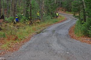 Media gathered at the jump on SS13 (Herman 1)