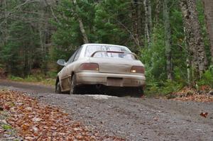 Tyler Witte / Rob Bohn in their Subaru Impreza on SS13 (Herman 1)