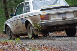 Chris Czyzio / Jeff Secor in their Volvo 242 on SS13 (Herman 1)