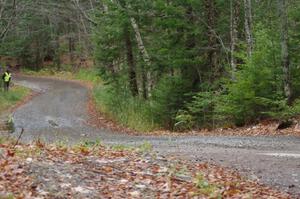 The Herman jump landing area followed by the left turn