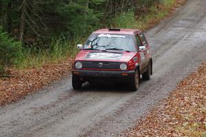 Dave Grenwis / Drew Burkholder in their VW GTI on SS13 (Herman 1)