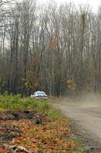 Henry Krolikowski / Cindy Krolikowski in their Subaru Impreza on SS16 (Arvon Tower 2)