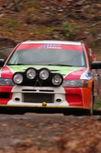 Arkadiusz Gruszka / Lukasz Wronski Mitsubishi Lancer Evo 9 on SS16 (Arvon Tower 2)