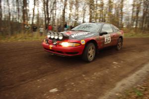 Erik Hill / Oliver Cooper in their Eagle Talon on SS16 (Arvon Tower 2)