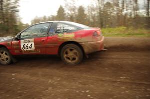 Erik Hill / Oliver Cooper in their Eagle Talon on SS16 (Arvon Tower 2)