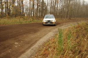 Kristofer Yahner / Tony Benusa in their VW Golf on SS16 (Arvon Tower 2)