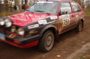 John Kimmes / Greg Smith in their VW GTI on SS16 (Arvon Tower 2)