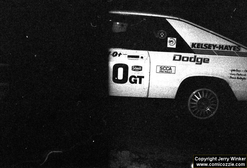Dan Gilliland / Betty-Ann Gilliland took 8th overall, 2nd in PGT in their Dodge Shelby Charger.
