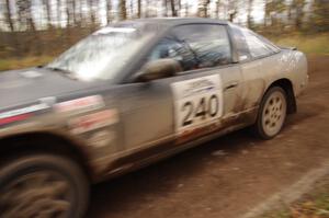 Ian Seppanen / Dexter Clark in their Nissan 240SX on SS16 (Arvon Tower 2)