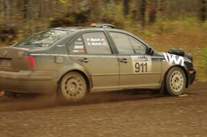 Ron Malott / Paul Malott in their VW Jetta VR6 on SS16 (Arvon Tower 2)