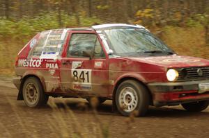 Daryn Chernick / Matt Conte in their VW GTI on SS16 (Arvon Tower 2)