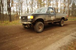 One of the sweep trucks after SS16 (Arvon Tower 2)