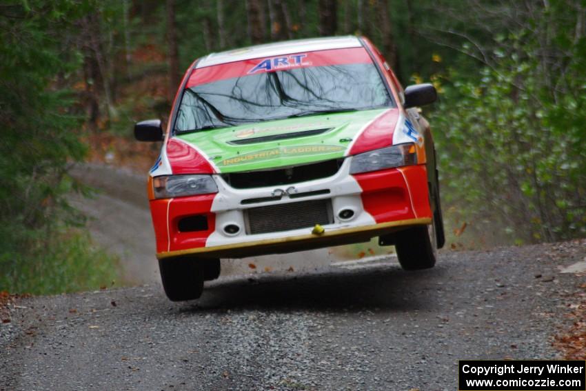 Arkadiusz Gruszka / Lukasz Wronski Mitsubishi Lancer Evo 9 on SS13 (Herman 1)