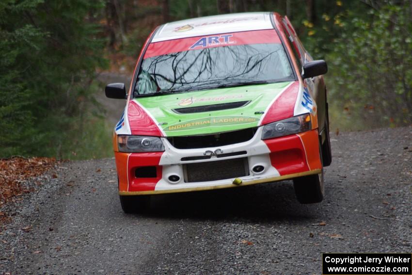 Arkadiusz Gruszka / Lukasz Wronski Mitsubishi Lancer Evo 9 on SS13 (Herman 1)