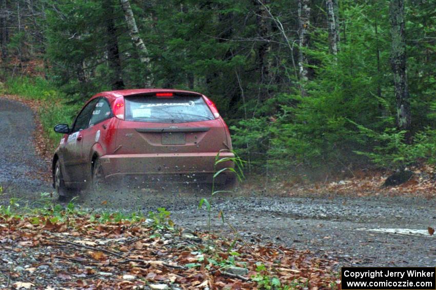 Cameron Steely / Josh Buller in their Ford Focus on SS13 (Herman 1)