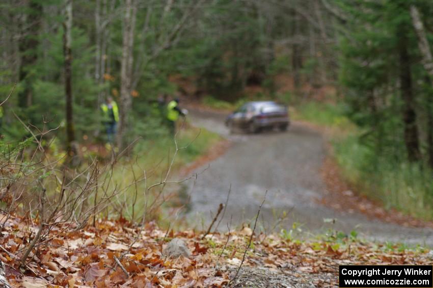 Chad Haines / Paul Oliver in their Subaru Impreza 2.5RS on SS13 (Herman 1)