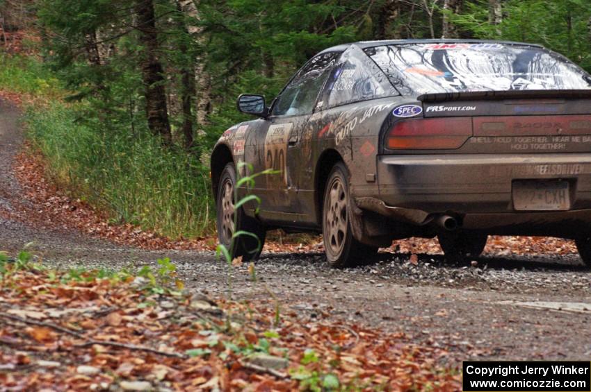 Ian Seppanen / Dexter Clark in their Nissan 240SX on SS13 (Herman 1)