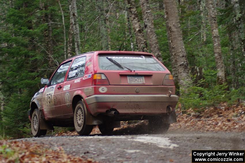 John Kimmes / Greg Smith in their VW GTI on SS13 (Herman 1)