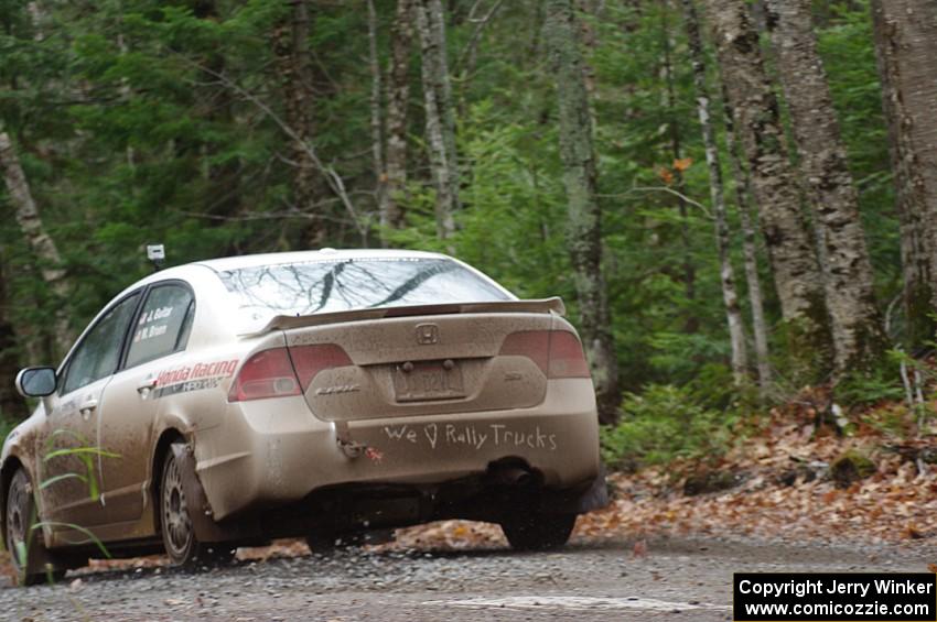 Jordan Guitar / Maria Bruen in their Honda Civic Si on SS13 (Herman 1)