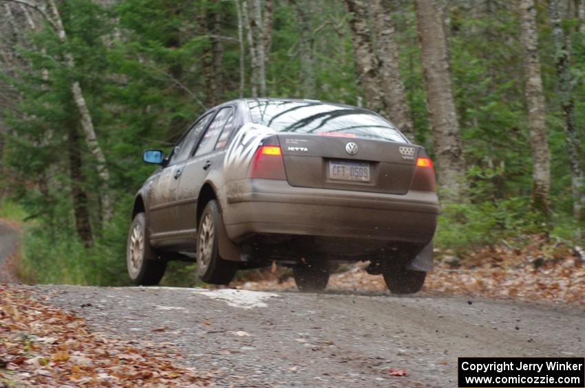 Ron Malott / Paul Malott in their VW Jetta VR6 on SS13 (Herman 1)