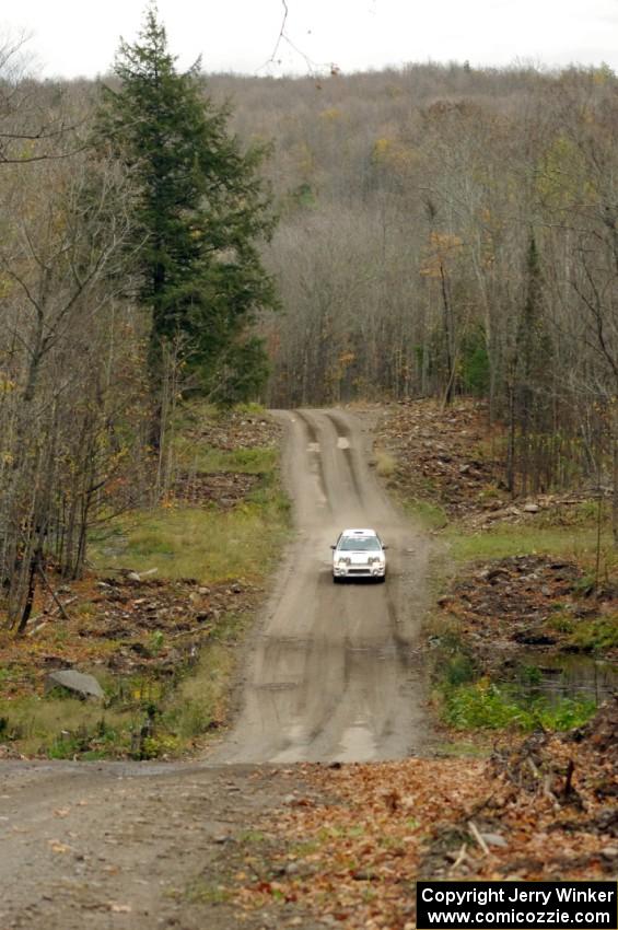 Henry Krolikowski / Cindy Krolikowski in their Subaru Impreza on SS16 (Arvon Tower 2)