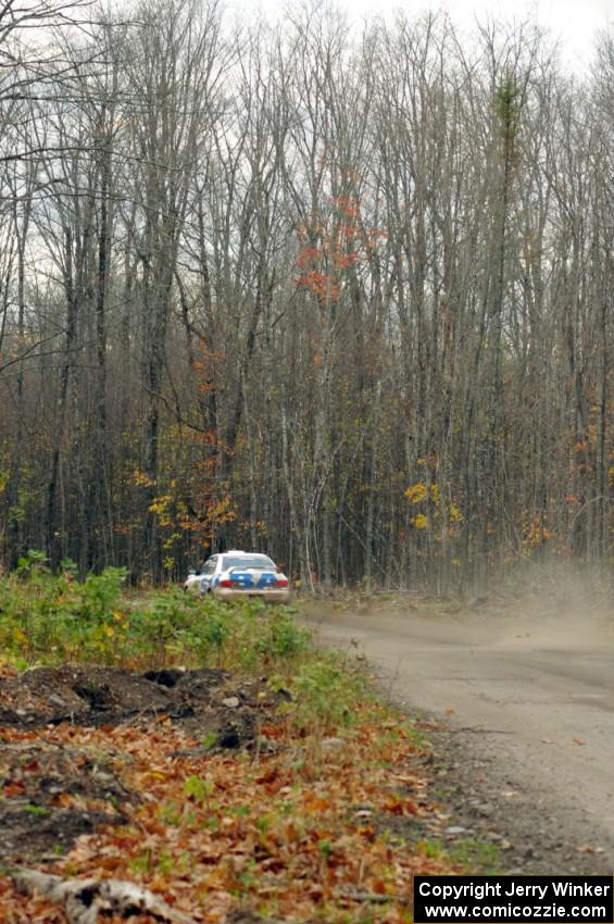 Henry Krolikowski / Cindy Krolikowski in their Subaru Impreza on SS16 (Arvon Tower 2)