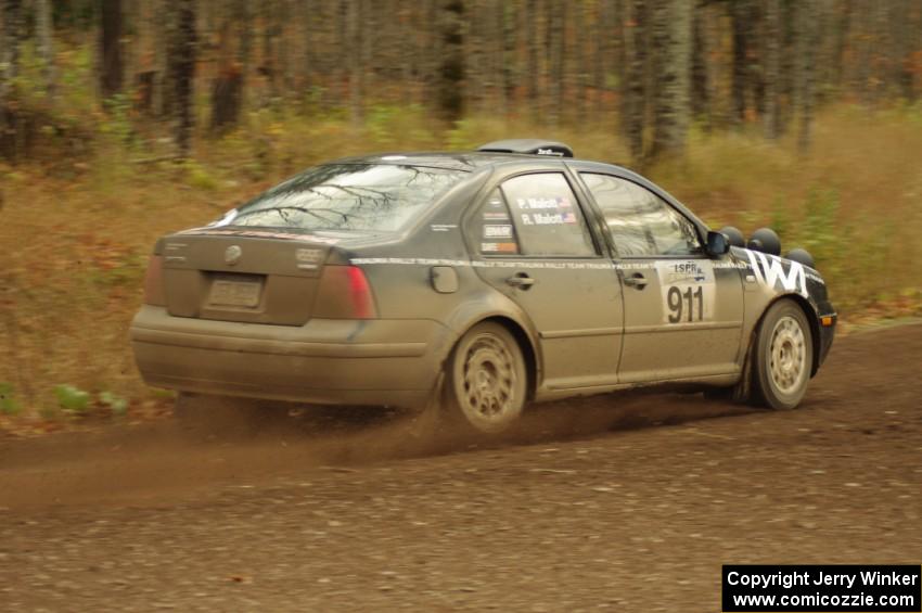 Ron Malott / Paul Malott in their VW Jetta VR6 on SS16 (Arvon Tower 2)