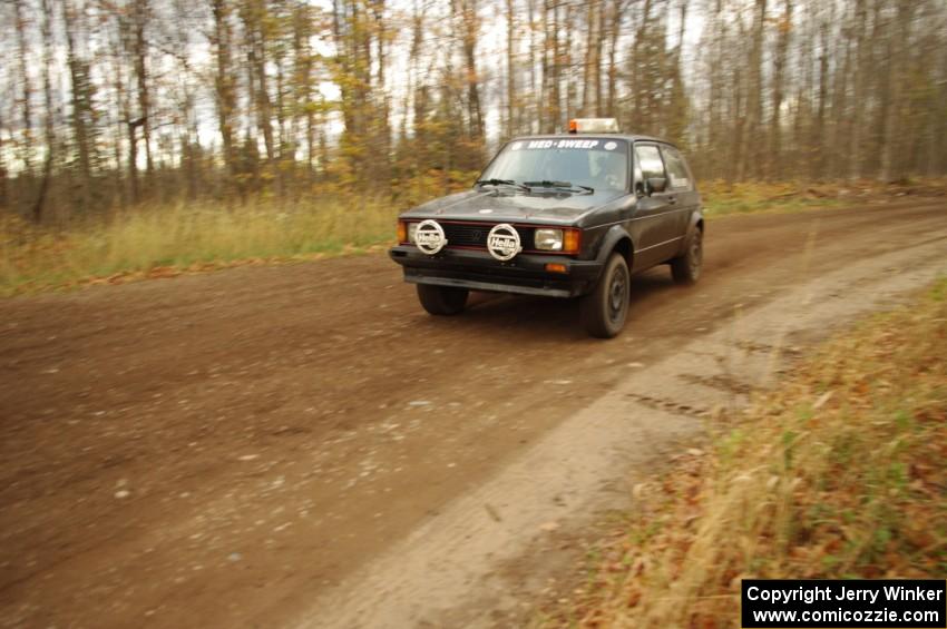 Tim Maskus working med sweep after SS16 (Arvon Tower 2)