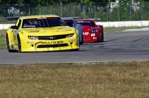 Tom Sheehan's Chevy Camaro, Kurt Roehrig's Chevy Camaro and Amy Ruman's Chevy Corvette