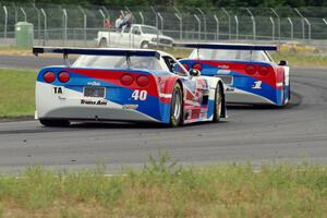 Simon Gregg's and Jed Copham's Chevy Corvettes