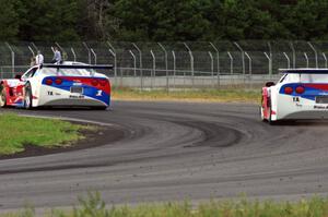 Simon Gregg's and Jed Copham's Chevy Corvettes