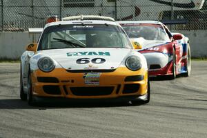 Tim Gray's Porsche GT3 Cup and Jed Copham's Chevy Corvette