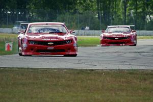 Cameron Lawrence's and Pete Halsmer's Chevy Camaros