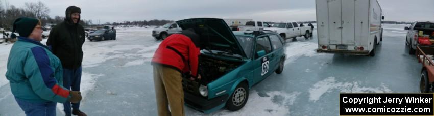 John Kochevar / Ron Verhaagen, Sr. VW GTI was sadly an early DNF