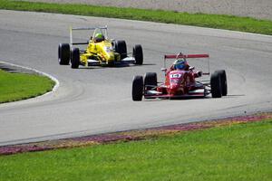 Scott Anderson and Spencer Pigot both in F2000s