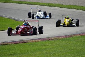 Scott Anderson, Spencer Pigot and Matthew Brabham all in F2000s