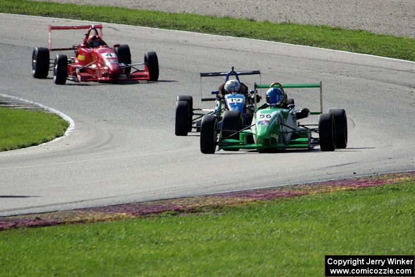 Matthew DiLeo, Neil Alberico and Roman Lagudi all in F2000s