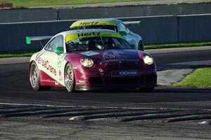 Mitch Landry's and William Peluchiwski's Porsche GT3 Cup cars