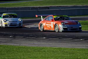 Dan Weyland's and Gustavo Torres' Porsche GT3 Cup cars