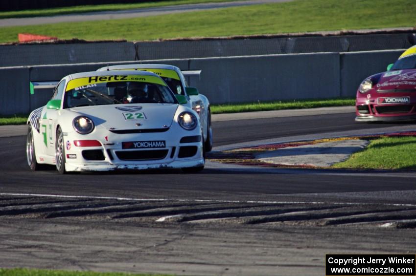 Franck Silah's and William Peluchiwski's Porsche GT3 Cup cars