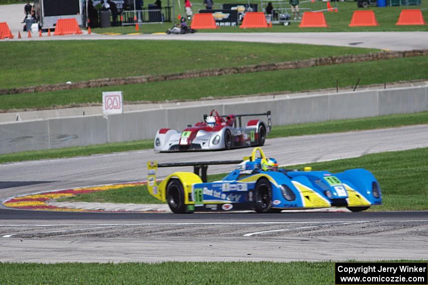 Tristan Nunez's and Daniel Goldburg's Panoz Élan DP-02s