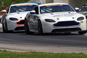 Nick Mancuso / Frank Montecalvo and Tonis Kasemets / Michael Marsal Aston Martin Vantages