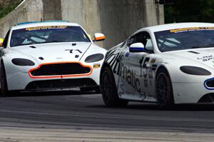 Nick Mancuso / Frank Montecalvo and Tonis Kasemets / Michael Marsal Aston Martin Vantages