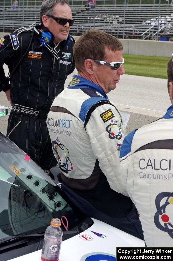 Jim Norman prior to the start of the race.